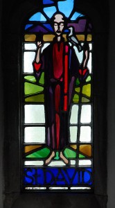 Saints and Stones St David Window Talbenny